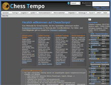 Tablet Screenshot of de.chesstempo.com